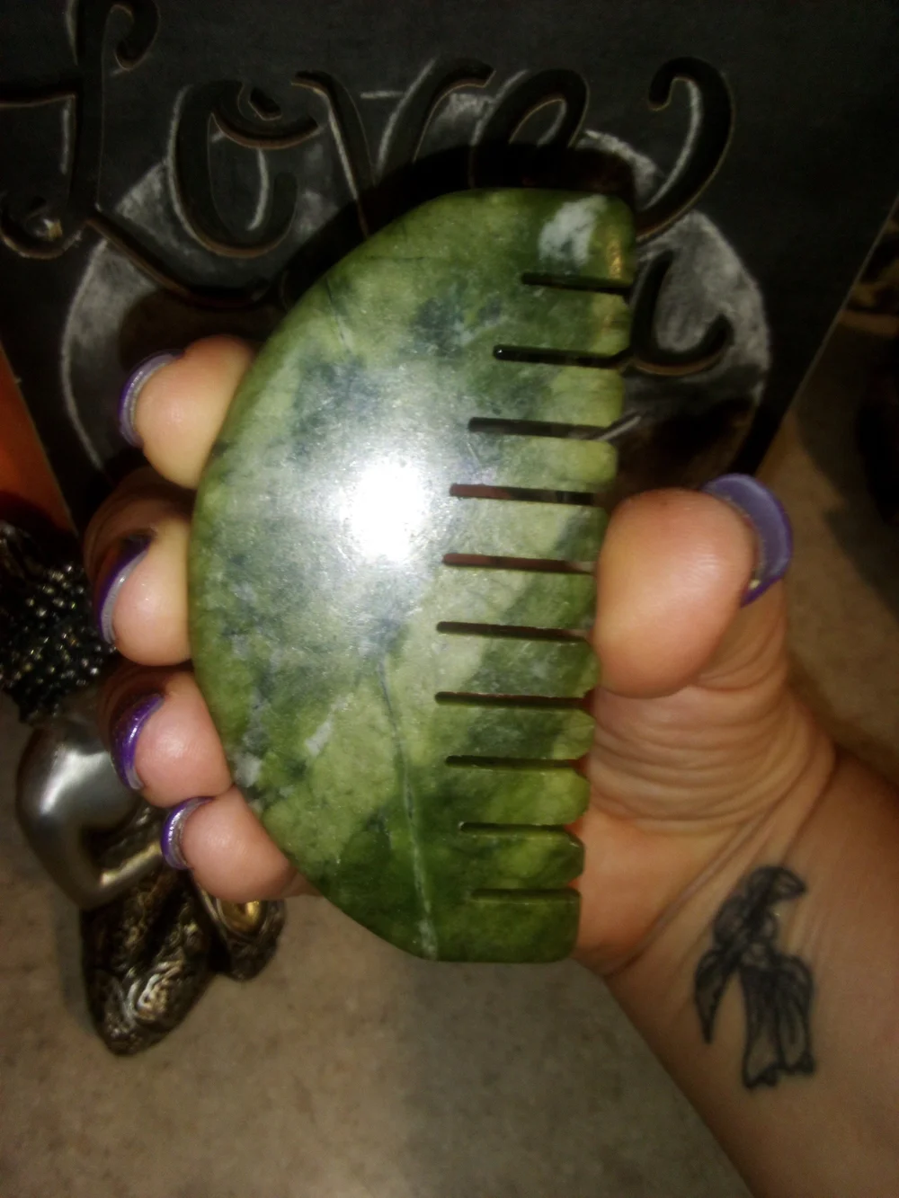 Green Jade Comb